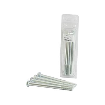 Bout M12x150 4 stuks 8.8 verzinkt DIN 931 Agripak
