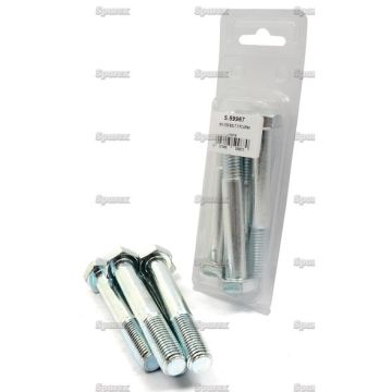 Metric Bolt, Afm.: M14x100mm (Din 931) 12stuks Agripak
