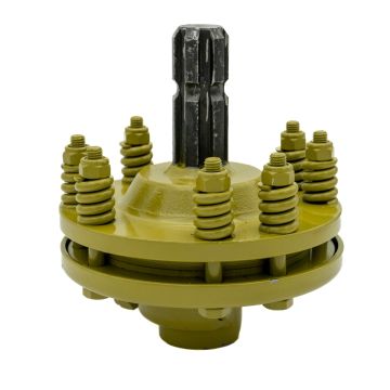 Embrayage plat universel 1200Nm - 1 3/8" - 6 cannelures (2 disques de friction)