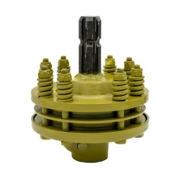 Embrayage plat universel 2000Nm - 1 3/8" - 6 cannelures (4 disques de friction)