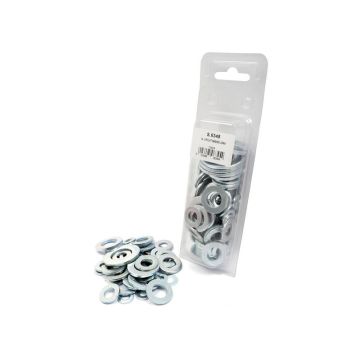 Achsensicherungsscheiben, ID: 7 - 20mm (Din 125A) 136Stück Agripak