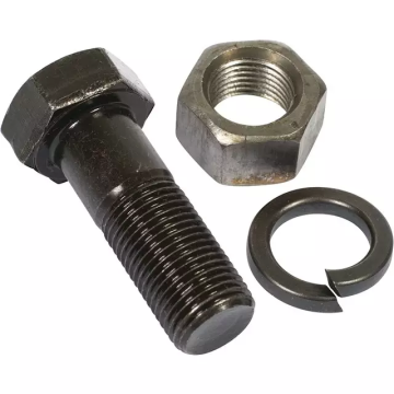 Bout met Moer Zeskant – M16 x 40 mm, 10.9 + Veerring (25)