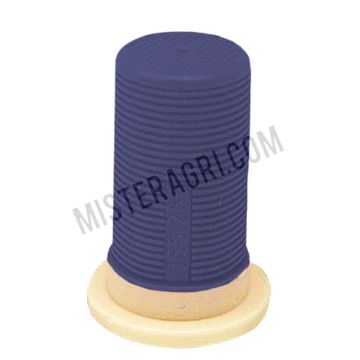 Sproeidopfilter - kunststof, blauw