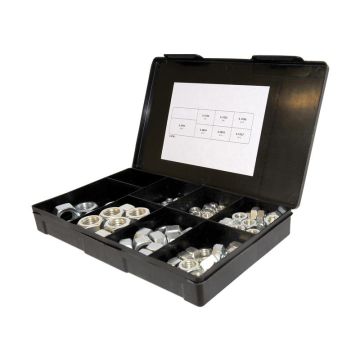 Assortiment moeren M6 - 12 klasse 8 verzinkt DIN 934