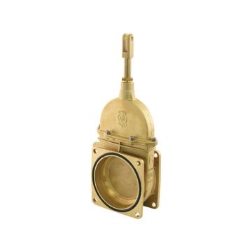 Schuifafsluiter - Dubbele flens 6''