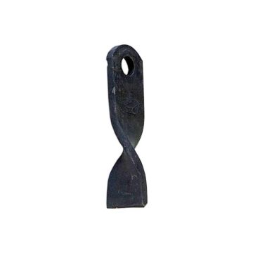 Klepelmes, Lengte: 140mm, Breedte: 40mm.