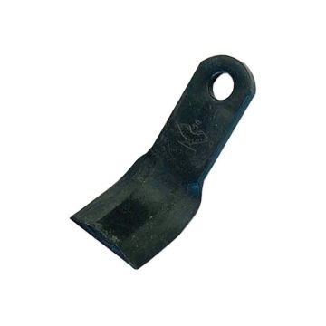 Klepelmes, Lengte: 130mm, Breedte: 40mm.