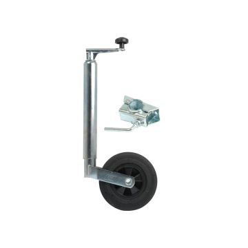 Steunwiel Uitdraaibaar, Slange Ø 48mm - (Kit compleet)