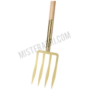 Spitvork - met T-steel, 4 tanden
