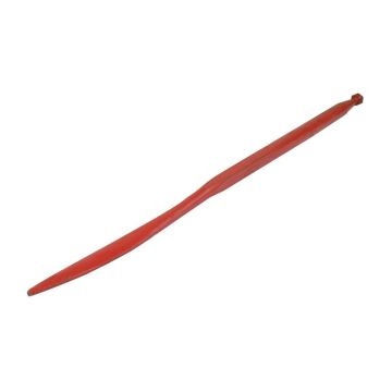 Tand - Recht - lepel uiteinde 1100mm, Schroefdraad: M20 x 1.50 (Vierkant)
