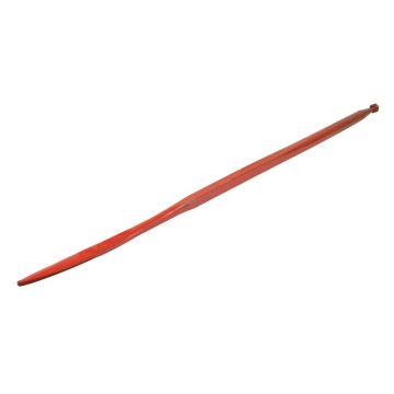 Tand - Recht - lepel uiteinde 1400mm, Schroefdraad: M20 x 1.50 (Vierkant)