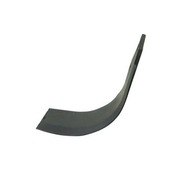 Freesmes Gebogen Links 80x7mm Hoogte: 205mm. Gat afstand: 57mm. Gat Ø: 13.5mm. Vervanging voor Breviglieri, Howard