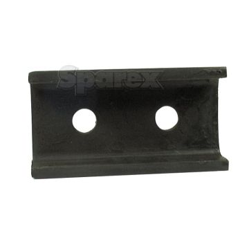 Mesbeschermer 100x52x6mm. Gat afstand: 44mm.