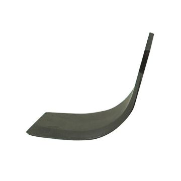 Freesmes Gebogen Links 80x8mm Hoogte: 195mm. Gat afstand: 57mm. Gat Ø: 14.5mm. Vervanging voor Celli