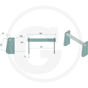 Aanlasdelen Manitou groot