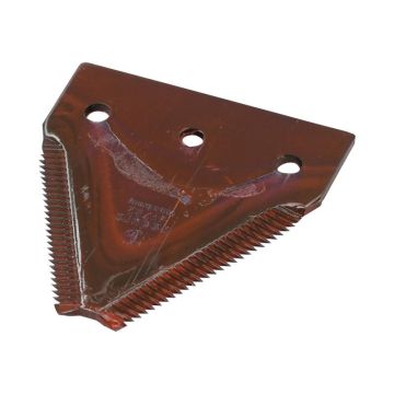 Maaimesje getand - 81.5x76x2.75mm - Gat Ø6.5mm - Gat afstand 52.5mm - Vervanging voorMassey Ferguson