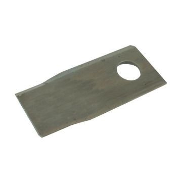 Cyclomesje - Gedraaid Mes, Bovenkant Scherp en Recht - 106 x 49x4mm - Gat Ø19mm - Rechts - Vervanging voor Fella