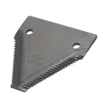 Maaimesje getand - 83x76x2.75mm - Gat Ø6.5mm - Gat afstand 51mm - Vervanging voorClaas