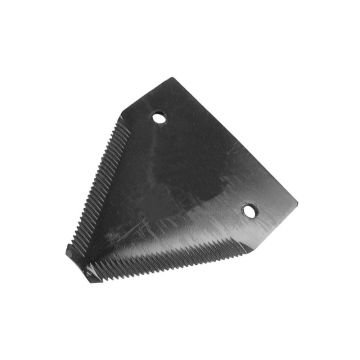 Maaimesje getand - 83x76x2.75mm - Gat Ø5.5mm - Gat afstand 52mm - Vervanging voorNew Holland