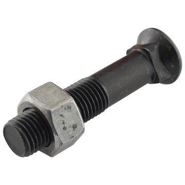 Boulon de charrue - 1/2'' x 2'', résistance à la traction 8,8