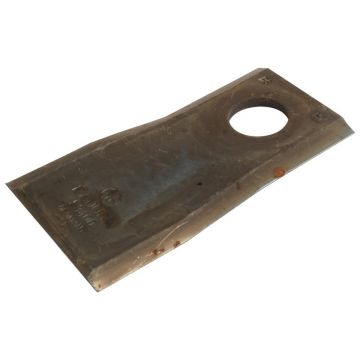 Maaiermesje 105 x 47 x 4mm, Gat Ø20.5mm Links   To fit as: K6801410