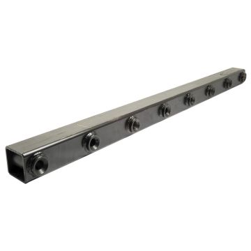 Profiel voor tanden vierkant 1400mm 8 gaten conus 1