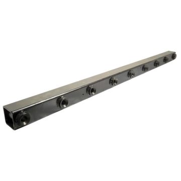 Profiel voor tanden vierkant 1600mm 9 gaten conus 1