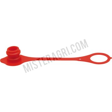 Bouchon anti-poussière femelle KM DN12-BG3 rouge