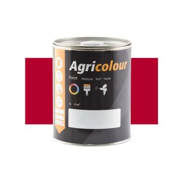 Verf - glans, Rood 1 ltr(s) Blik