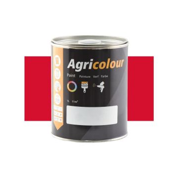 Verf - glans, Rood 1 ltr(s) Blik