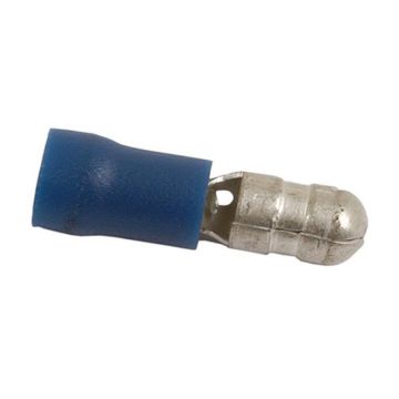Cosse de câble ronde, double serre-câble, - mâle, 5.0mm, bleu (1.5 - 2.5mm)