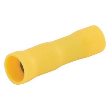 Cosse de câble ronde, double serre-câble, - Femelle, 5.0mm, Jaune (4.0 - 6.0mm)