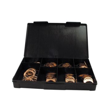 Assortiment koperen ringen 22 - 30mm 120 stuks Handipak