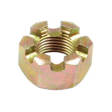 Écrou couronne haut 5/8'' UNF classe 8 zingué DIN 935