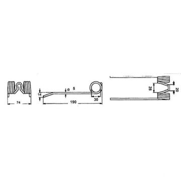 Pick-up tand 821421 - Claas