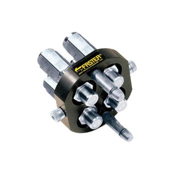 Multifaster koppeling 4 Poorten 3/8'' x 1/2'' BSP inwending mobiel deel 2P506G