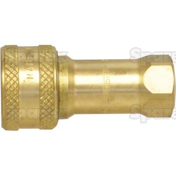 Snelkoppeling vrouw 1/4\" - HNV Brass