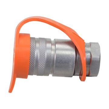 Capuchon anti-poussière 3/4'' Orange pour partie femelle à joint plat TM 2FI34