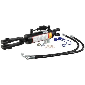 Hydraulischer Niveauregler mit Schläuchen, Min. Länge: 620mm, Innen-Ø des Zylinders: 90mm.