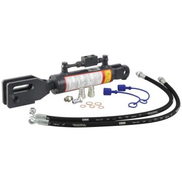 Hydraulische Nivellierbox mit Schläuchen, Min. Länge: 545mm, Zylinder Innen-Ø: 70mm.