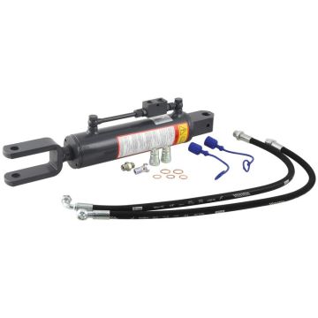 Hydraulische Nivellierbox mit Schläuchen, Min. Länge: 625mm, Zylinder Innen-Ø: 80mm.