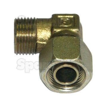 HYD FIT-ADJUST ELBOW M/F TUBE