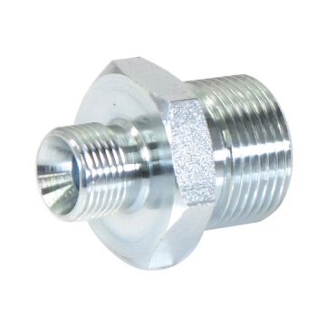 Hydraulisch verloopstuk 3/8'' BSP Man x 3/4'' BSP Man