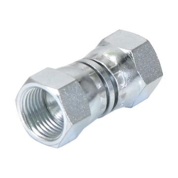 Hydraulisch verloopstuk 3/4'' JIC Wartelmoer, vrouwelijk x 3/4'' JIC Wartelmoer, vrouwelijk