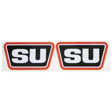 AUFKLEBERSATZ (2)-'SU' (BLK/ROT)