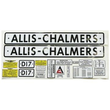 AUFKLEBERSATZ- ALLIS CHAMLERS D17