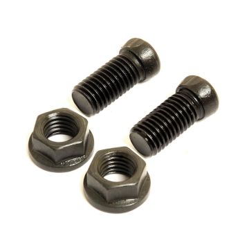 Boulon de charrue M14 x 34mm 12.9 tête conique 1 côté plat + écrou