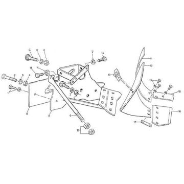 Pflugschraube Vierkant M12x1.5x35 12.9