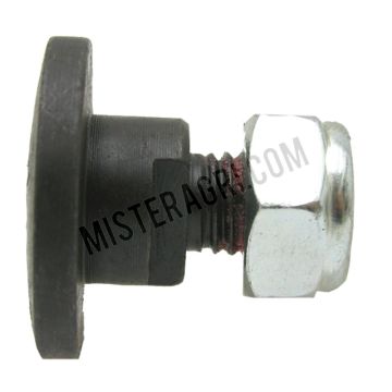 Mesbout - 3,5 mm mesje, 16,25 Ø, met borgmoer M10