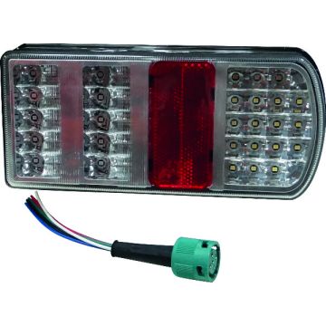 Achterlamp LED 6 functies - 228x106 - R.